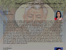 Tablet Screenshot of ahmedabadbhargavasabha.org